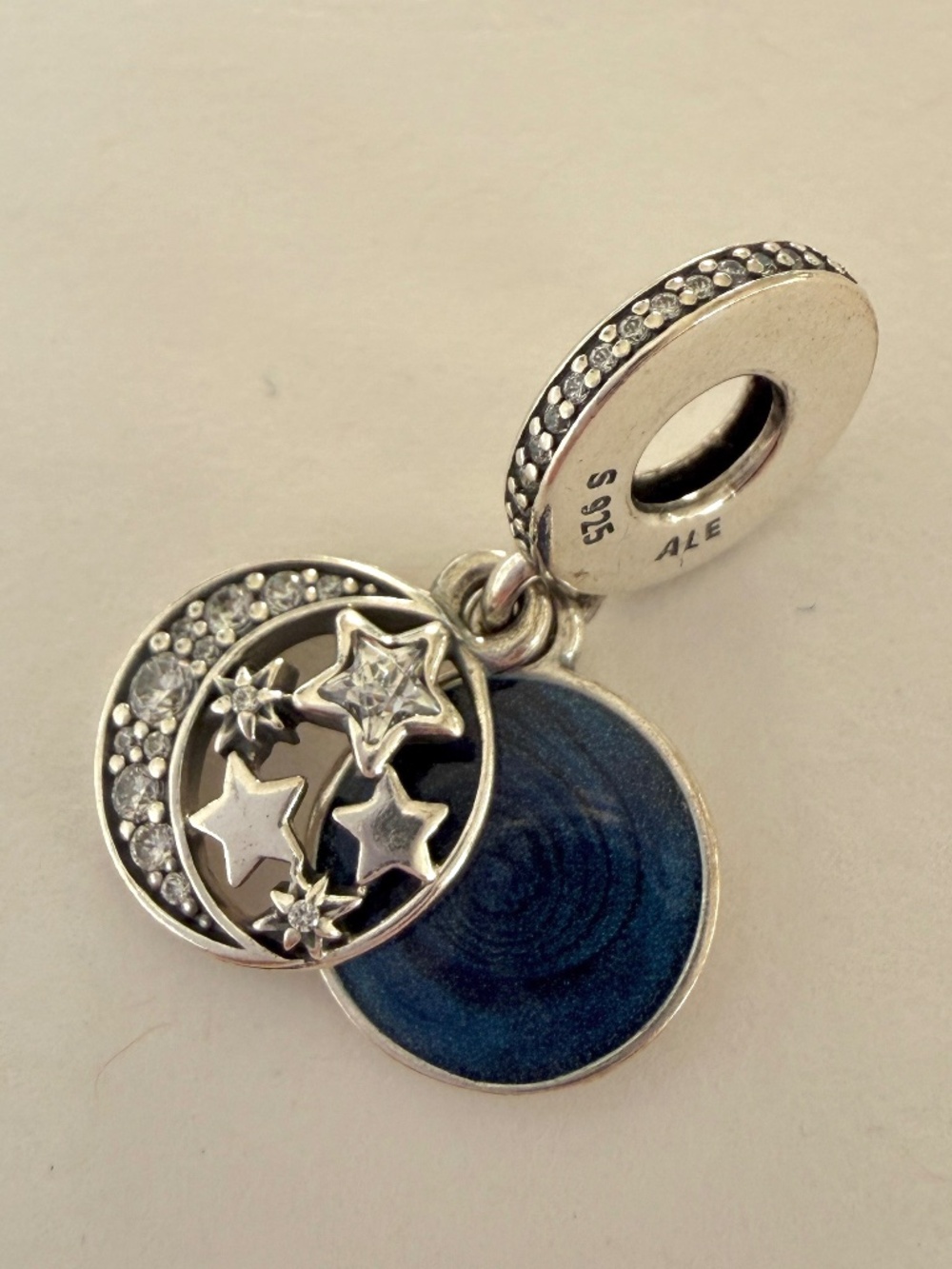 Retired Pandora Charm Vintage Night Sky